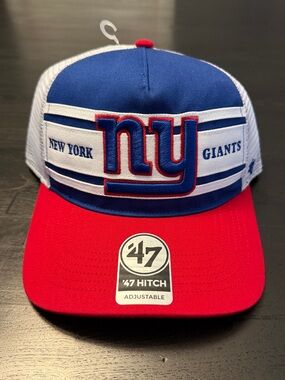 '47 New York Giants Trucker Hat - Blue White Red